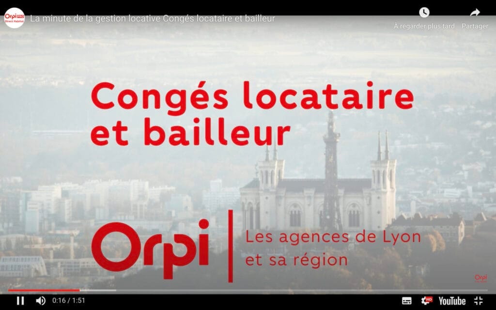Les congés du locataire et du bailleur